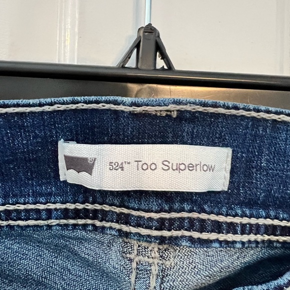 Women’s Vintage Levi’s 524 Too SuperLow Boot Cut Jeans Size 25x32 - Picture 3 of 5